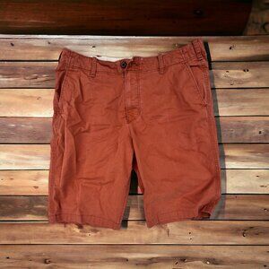 HOLLISTER Cargo Cali Longboard Shorts Mens Size 36 Tan Orange